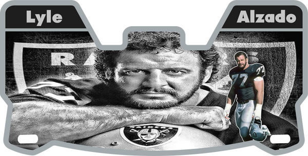 Raiders Former Players Helmet Visors Full Size - 2