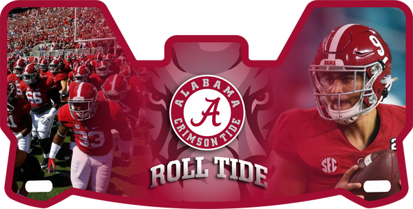 Alabama Tide Helmet Visors Full Size