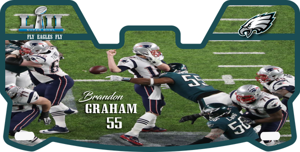 Eagles Current Players Helmet Visors Full Size