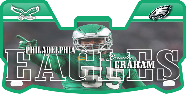 Eagles Current Players Helmet Visors Full Size
