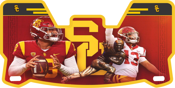 Heisman Winners Helmet Visors Full Size