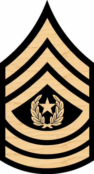 Military Rank and Name Plaque