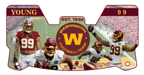 Jayden Daniels Washington Commander's Helmet Visors Full Size