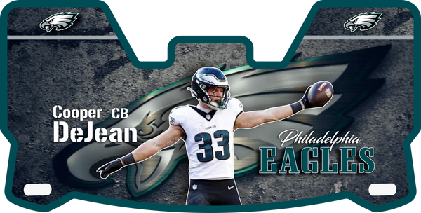 Eagles Current Players Helmet Visors Full Size