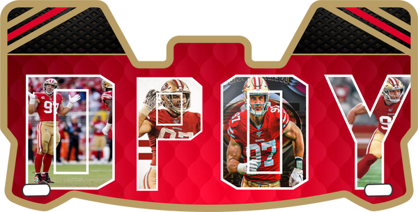 Alex Smith 49ers Helmet Visors Full Size