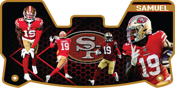 Alex Smith 49ers Helmet Visors Full Size
