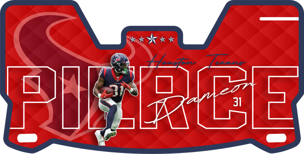 Texans Helmet Visors Full Size