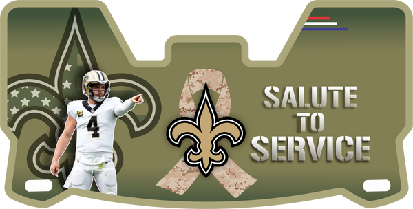 Saints Helmet Visor Full Size