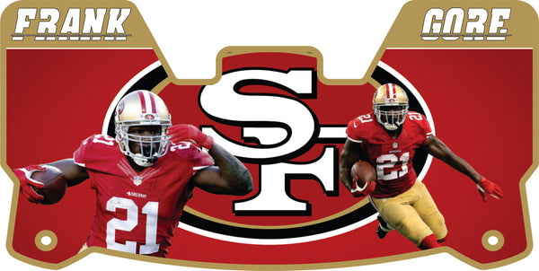 Terrell Owens 49ers Helmet Visors Full Size