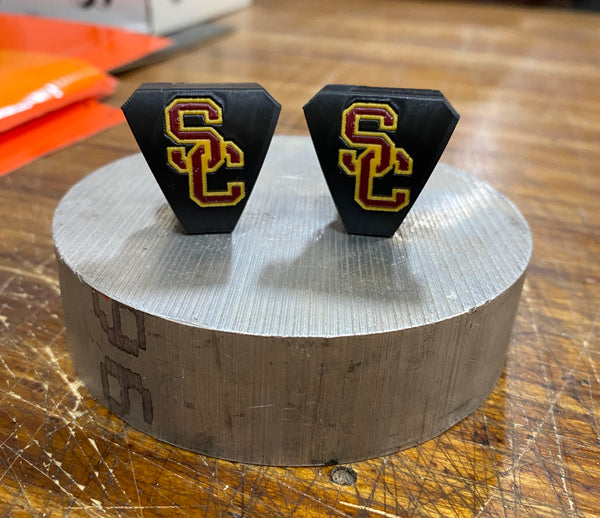 Multi Color Full Size Team Visor Clips