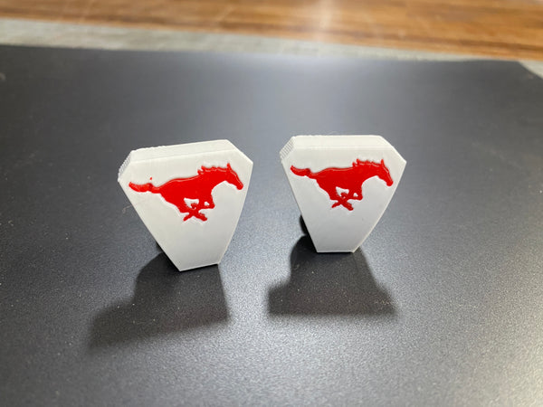 Multi Color Full Size Team Visor Clips