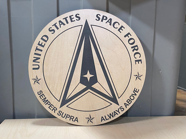 Space Force Wall Plaque