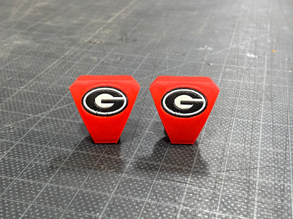 Multi Color Full Size Team Visor Clips