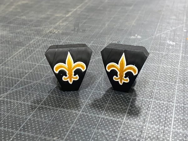 Multi Color Full Size Team Visor Clips