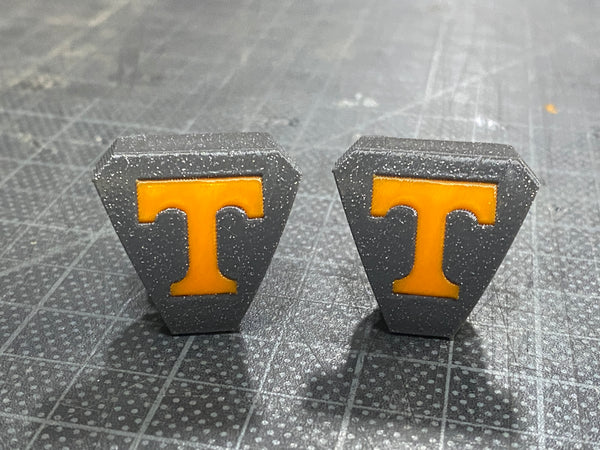 Multi Color Full Size Team Visor Clips