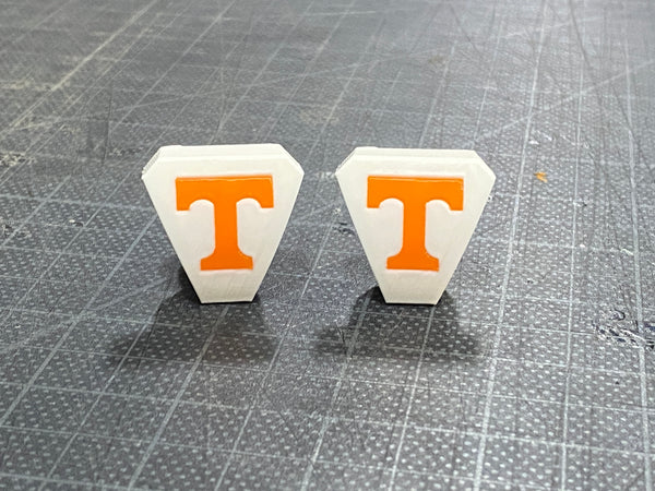 Multi Color Full Size Team Visor Clips