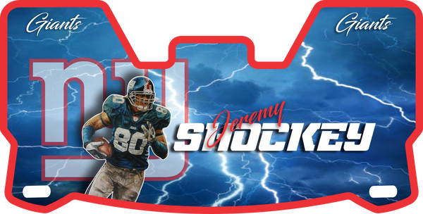 Jeremy Shockey New York Giants Full Size Helmet Visors