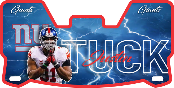 New York Giants Justin Tuck Full Size Helmet Visors