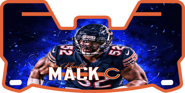 Khalil Mack Bears Helmet Visors Full Size