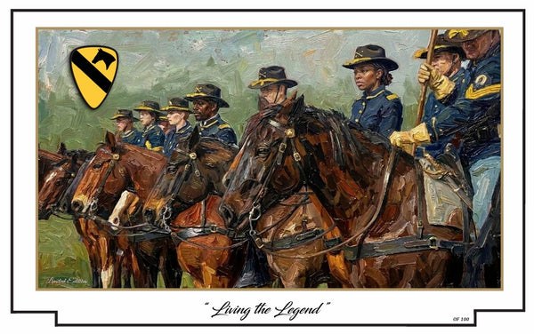 1st Cavalry Division - Living the Legend - Design 3