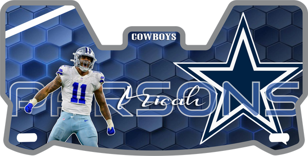 Dallas Cowboys Helmet Visors Full Size