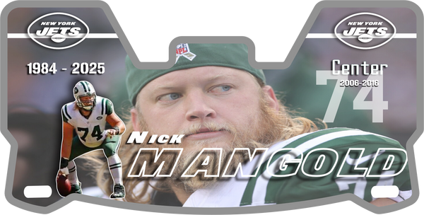 Nick Mangold Jets Helmet Visors Full Size