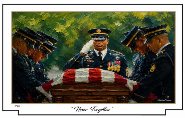 Never Forgotten - Military Tribute Print