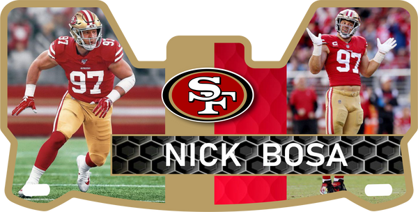 Alex Smith 49ers Helmet Visors Full Size