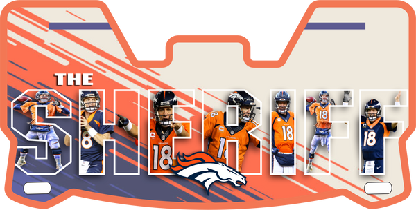 Peyton Manning Broncos Helmet Visors Full Size