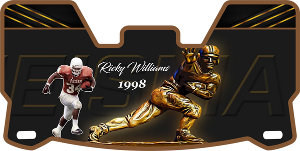 Heisman Winners Helmet Visors Full Size