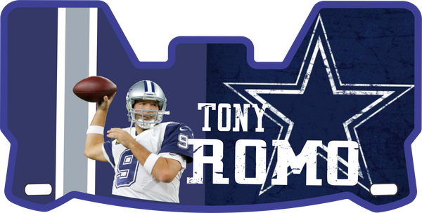 Dallas Cowboys Helmet Visors Full Size