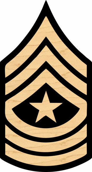 Military Rank and Name Plaque
