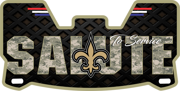 Saints Helmet Visor Full Size