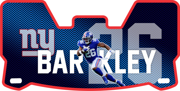 New York Giants Sanquan Barkley Full Size Helmet Visors