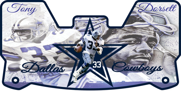 Dallas Cowboys Helmet Visors Full Size