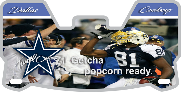 Dallas Cowboys Helmet Visors Full Size # 2