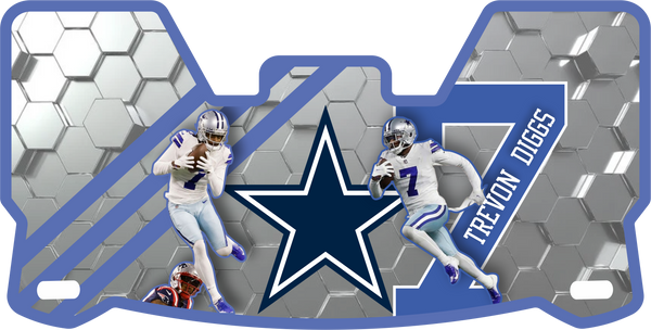 Dallas Cowboys Helmet Visors Full Size