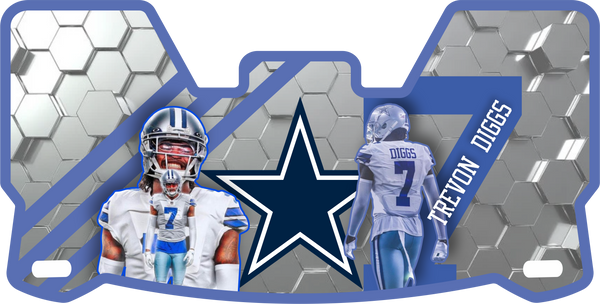 Dallas Cowboys Helmet Visors Full Size
