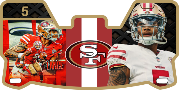 Terrell Owens 49ers Helmet Visors Full Size