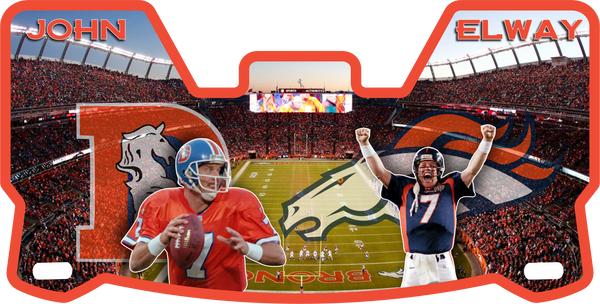 John Elway Broncos Helmet Visors Full Size