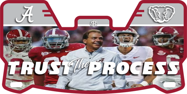 Alabama Tide Helmet Visors Full Size