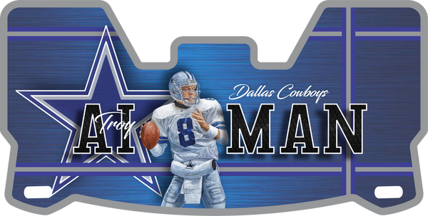 Dallas Cowboys (2) Players Helmet Visors Full Size