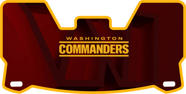 Washington Commander's Helmet Visors Full Size