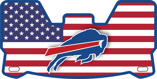 Buffalo Bills (3) Helmet Visors Full Size