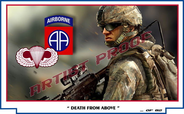82nd Airborne - Death From Above-  Limited Edition Print