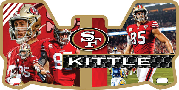 George Kittles 49ers Helmet Visor Full Size