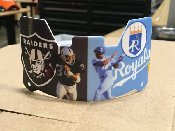 Raiders Helmet Visors Full Size