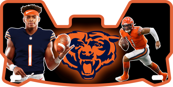 Chicago Bears Players Helmet Visor Full Size