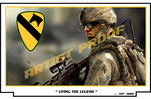 1st CAV -  Living the Legend! Limited Edition Print
