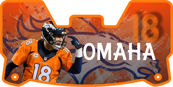 Peyton Manning Broncos Helmet Visors Full Size